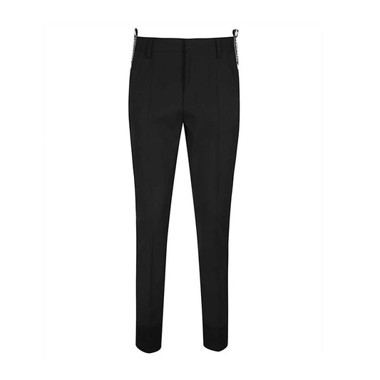 Pantaloni eleganti in lana nera Dsquared²