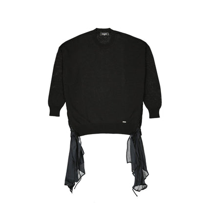 Felpa in cotone nero Dsquared²