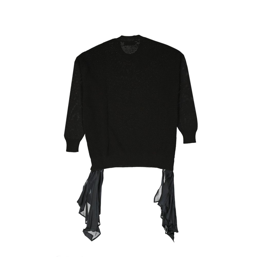 Felpa in cotone nero Dsquared²