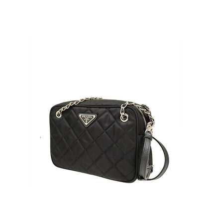 Borsa a tracolla Prada in nylon nero