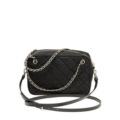 Borsa a tracolla Prada in nylon nero