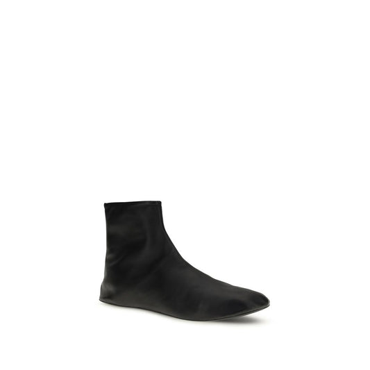 Stivaletti The Row Black Lamb Ovis Aries Aries