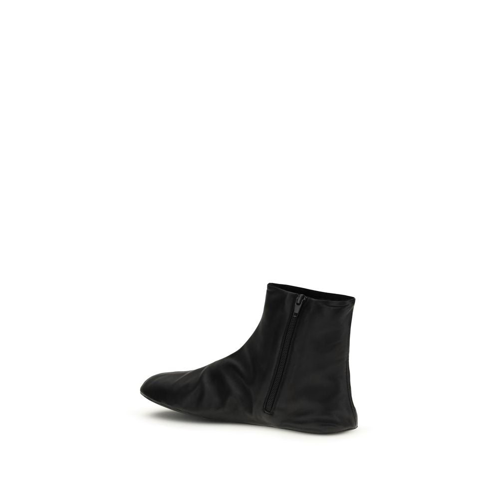 Stivaletti The Row Black Lamb Ovis Aries Aries