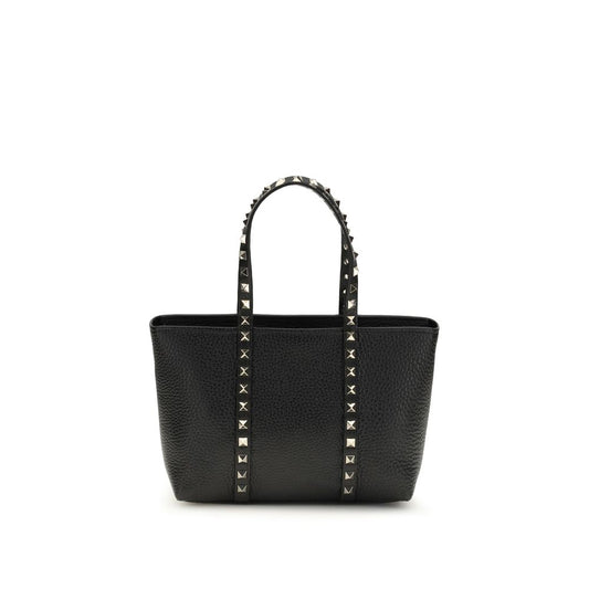 Borsa a tracolla Valentino Garavani Bos Taurus in pelle di vitello nera