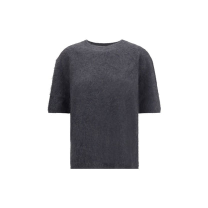 Maglione in cashmere grigio Lisa Yang
