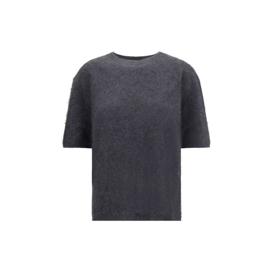 Maglione in cashmere grigio Lisa Yang