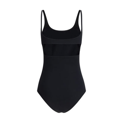 Costume intero Courrèges in elastan nero