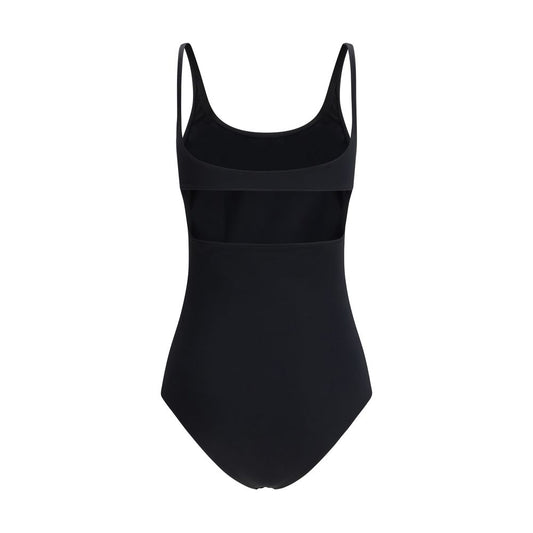 Costume intero Courrèges in elastan nero