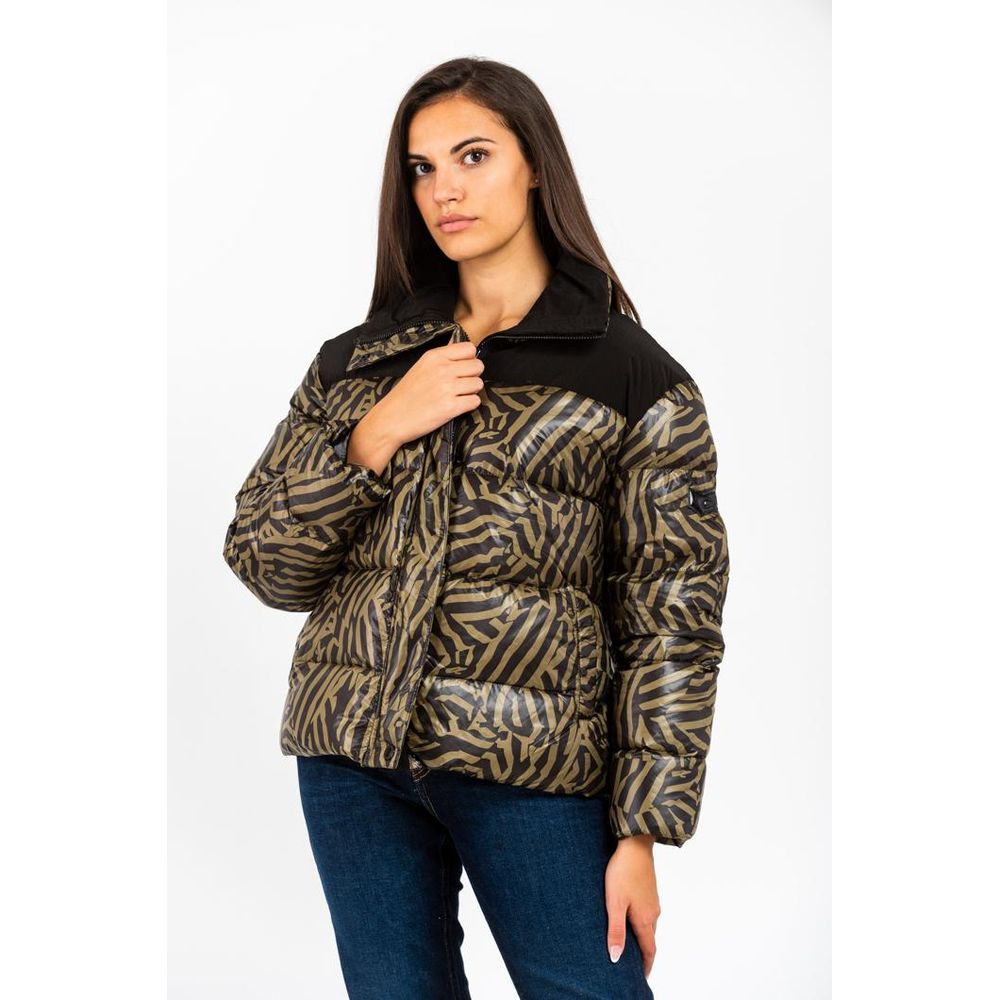 Gas Green Polyamide Parka