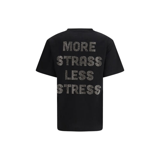 T-shirt nera in cotone PINKO
