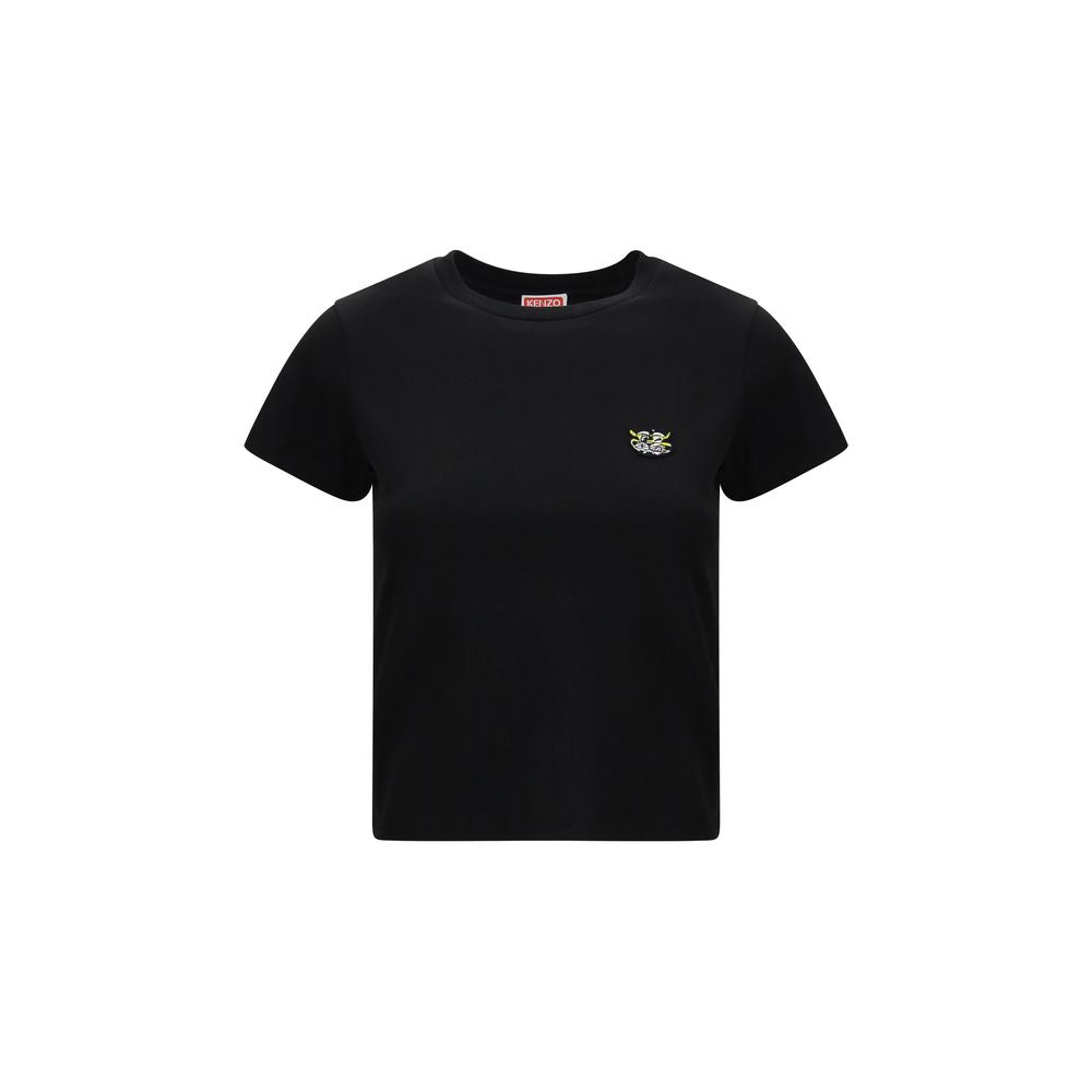 T-shirt nera in cotone Kenzo