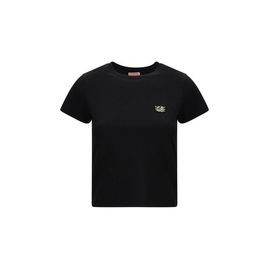 T-shirt nera in cotone Kenzo
