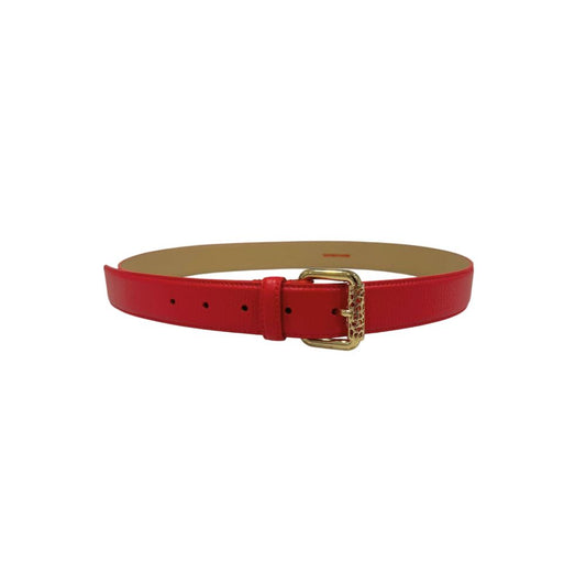 Cintura donna in pelle rossa Borbonese