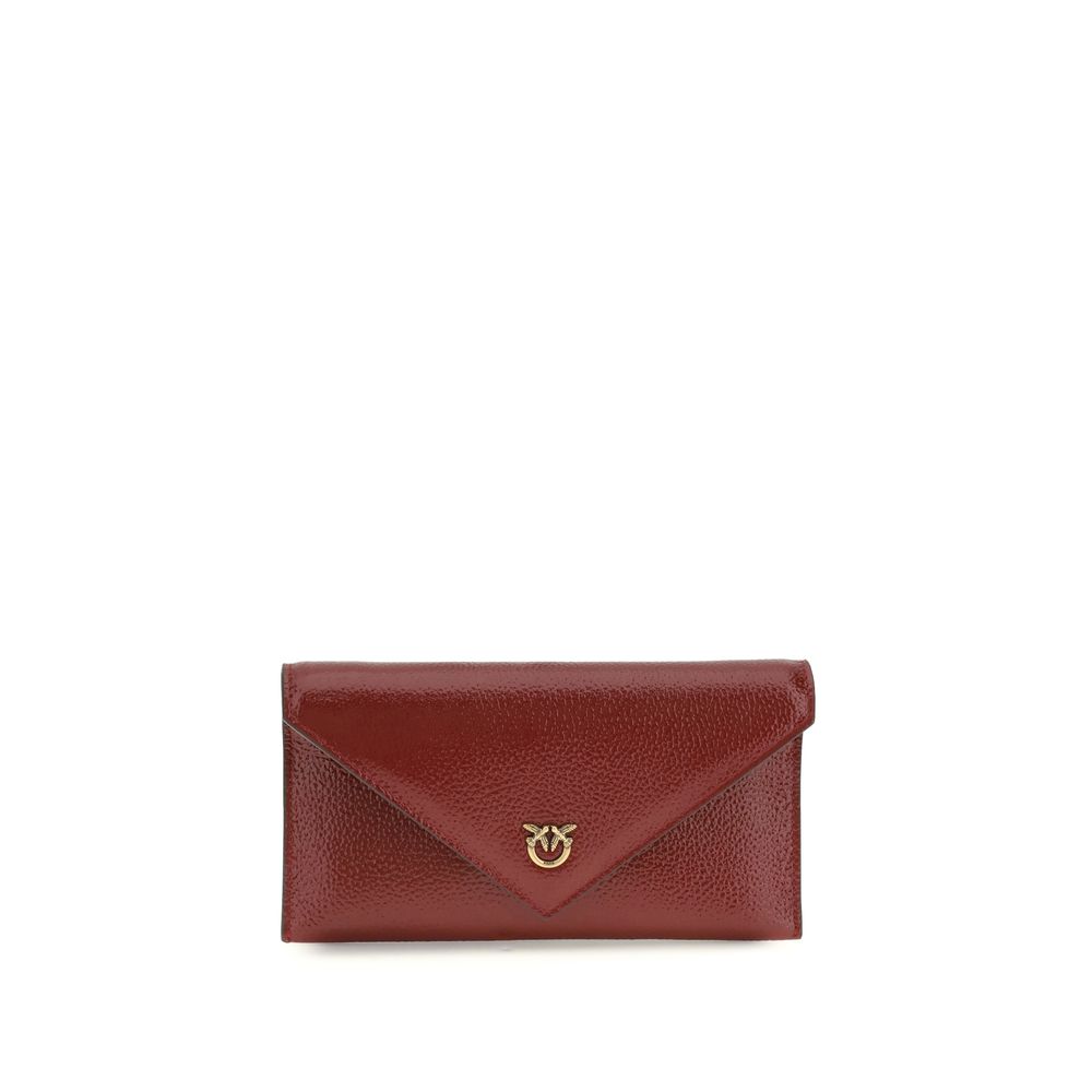 Borsa a mano PINKO Bos Taurus in pelle di vitello bordeaux