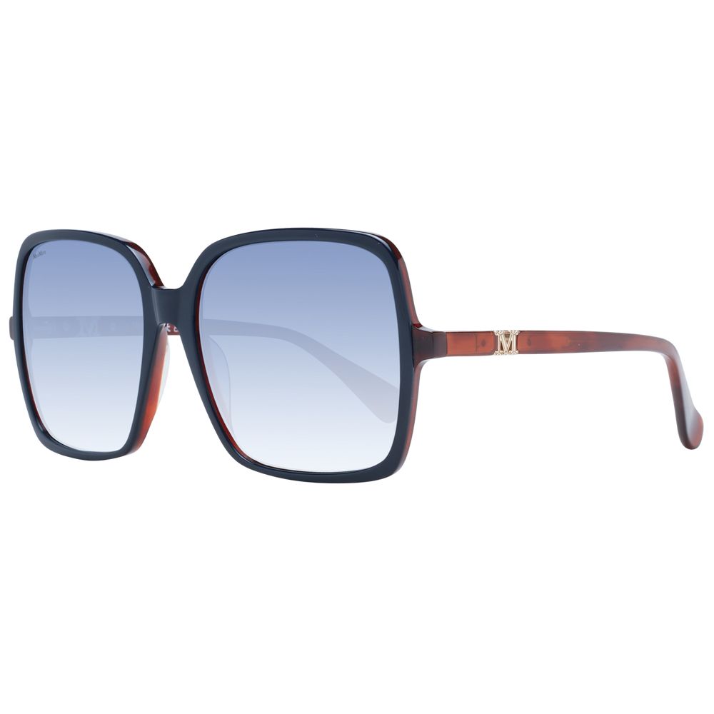 Occhiali da sole Max Mara in plastica blu