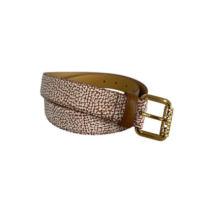 Cintura da donna in pelle marrone Borbonese