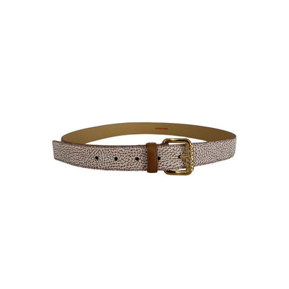Cintura da donna in pelle marrone Borbonese