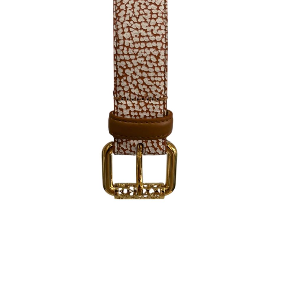 Cintura da donna in pelle marrone Borbonese