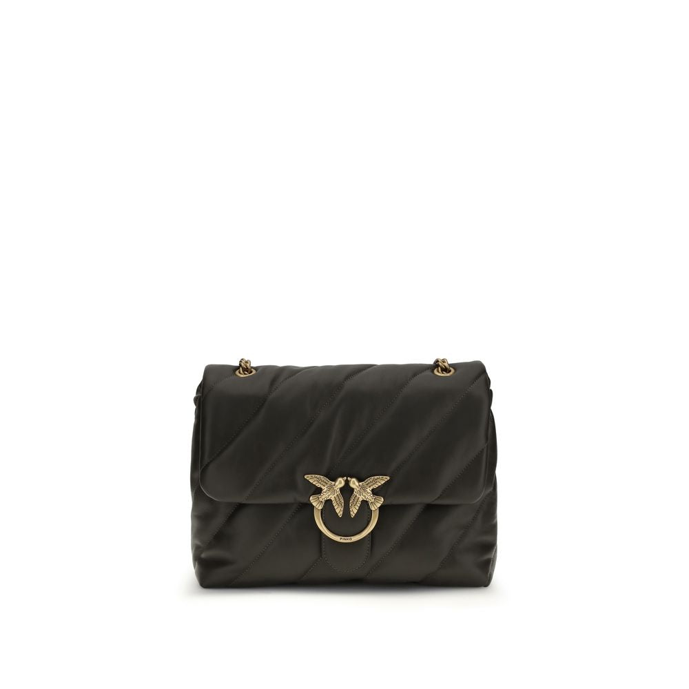 Borsa a tracolla PINKO Bos Taurus in pelle di vitello bicolore