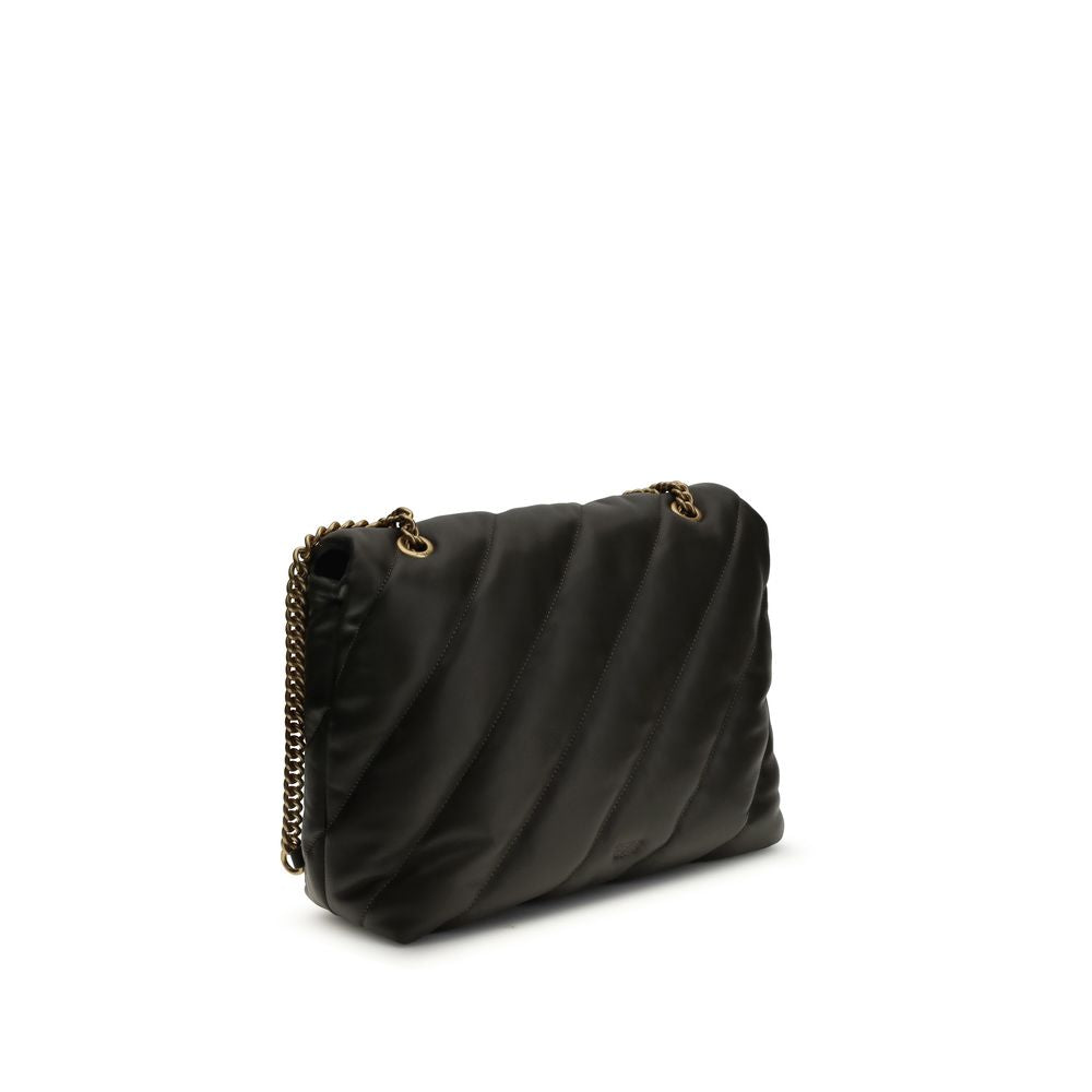 Borsa a tracolla PINKO Bos Taurus in pelle di vitello bicolore
