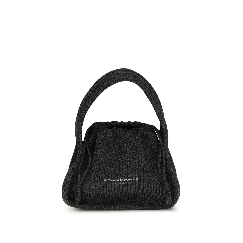 Borsa a mano in poliestere nero Alexander Wang
