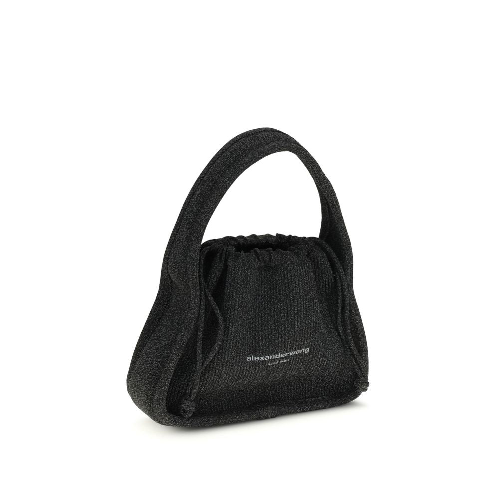Borsa a mano in poliestere nero Alexander Wang