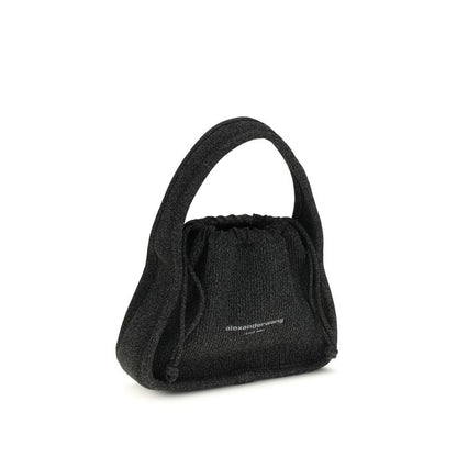Borsa a mano in poliestere nero Alexander Wang