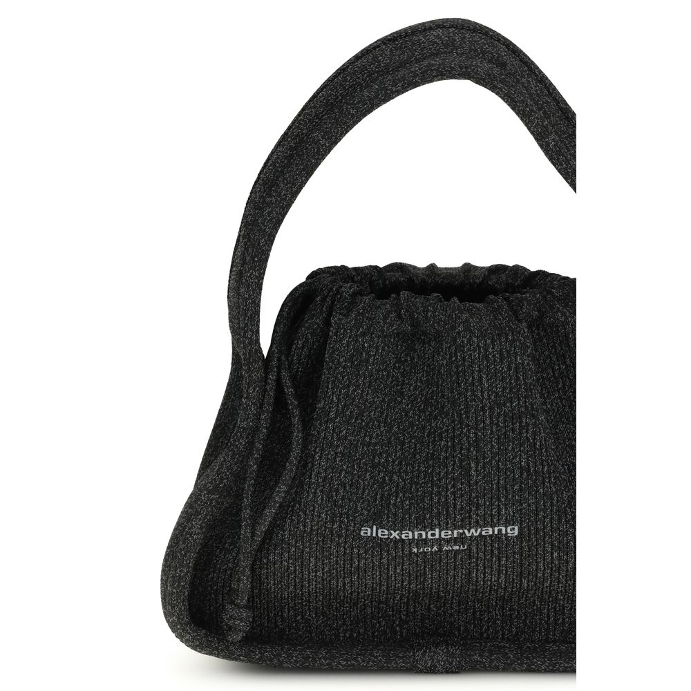 Borsa a mano in poliestere nero Alexander Wang