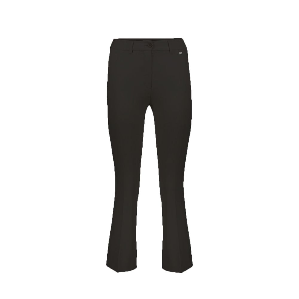 Pantaloni Herno neri in elastan a zampa