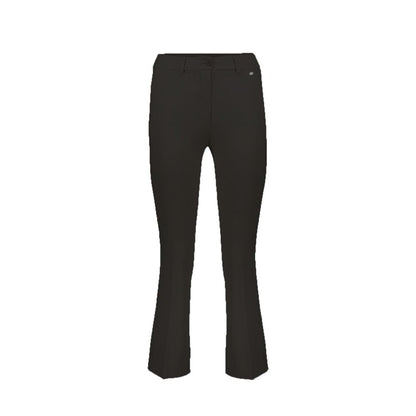 Pantaloni Herno neri in elastan a zampa