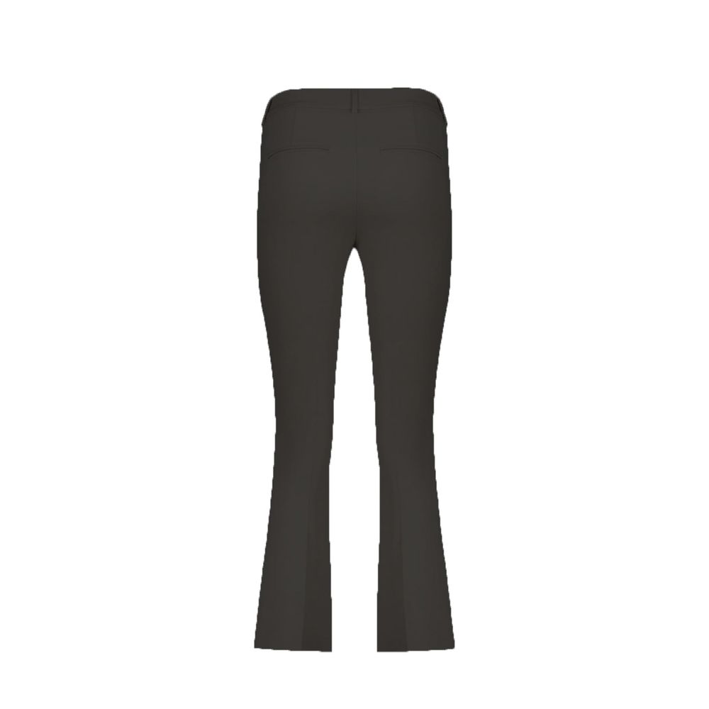 Pantaloni Herno neri in elastan a zampa