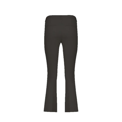 Pantaloni Herno neri in elastan a zampa