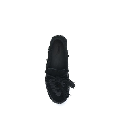 Mocassini slip-on Bos Taurus in pelle di vitello nera Isabel Marant