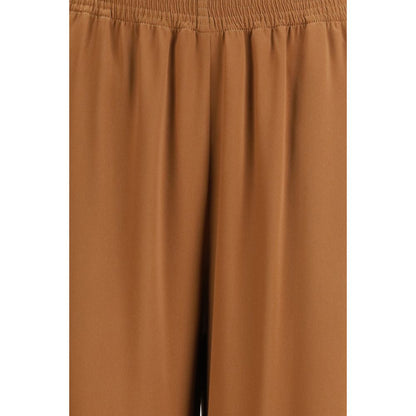 Pantaloni Casual Fabiana Filippi in Viscosa Beige