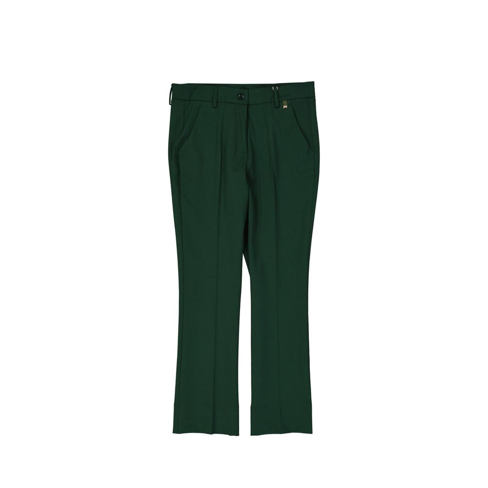 Pantaloni cropped Herno in elastan bicolore