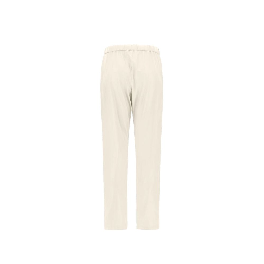 Pantaloni casual Herno in poliestere bianco
