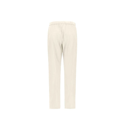 Pantaloni casual Herno in poliestere bianco