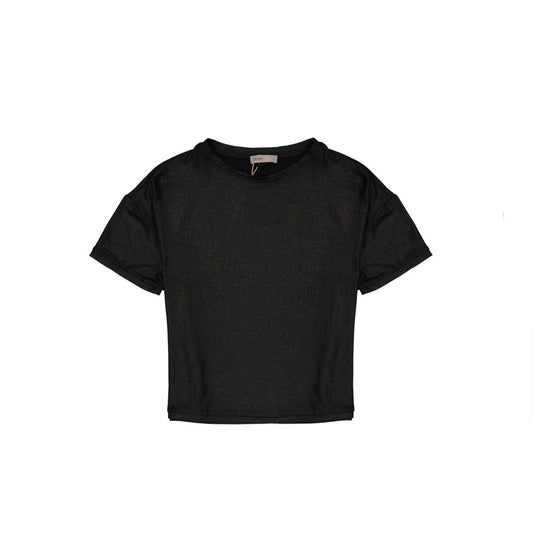 T-shirt Herno nera in elastan