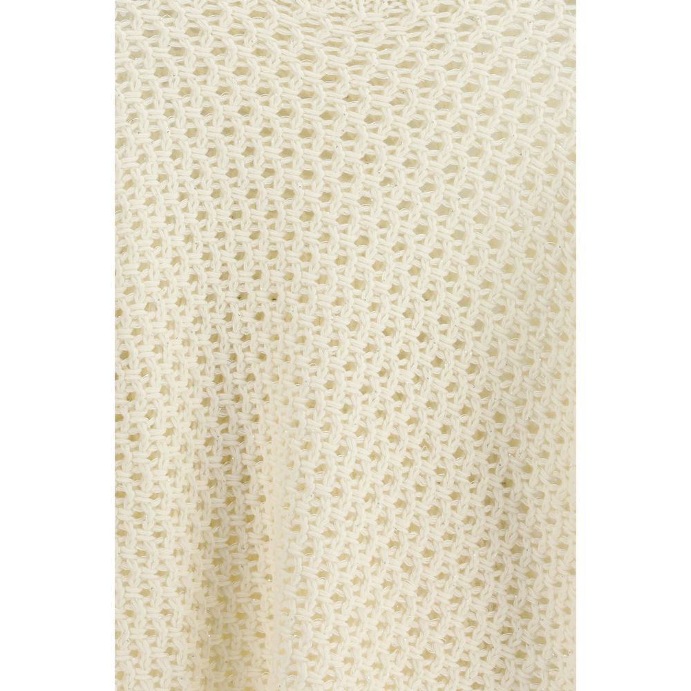 Felpa Fabiana Filippi in Lana Pile Beige