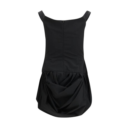Abito casual in poliestere nero Magda Butrym