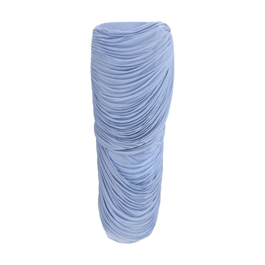 Gonna midi blu rame di Magda Butrym