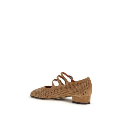 Ballerine Bos Taurus in pelle di vitello beige Carel Paris