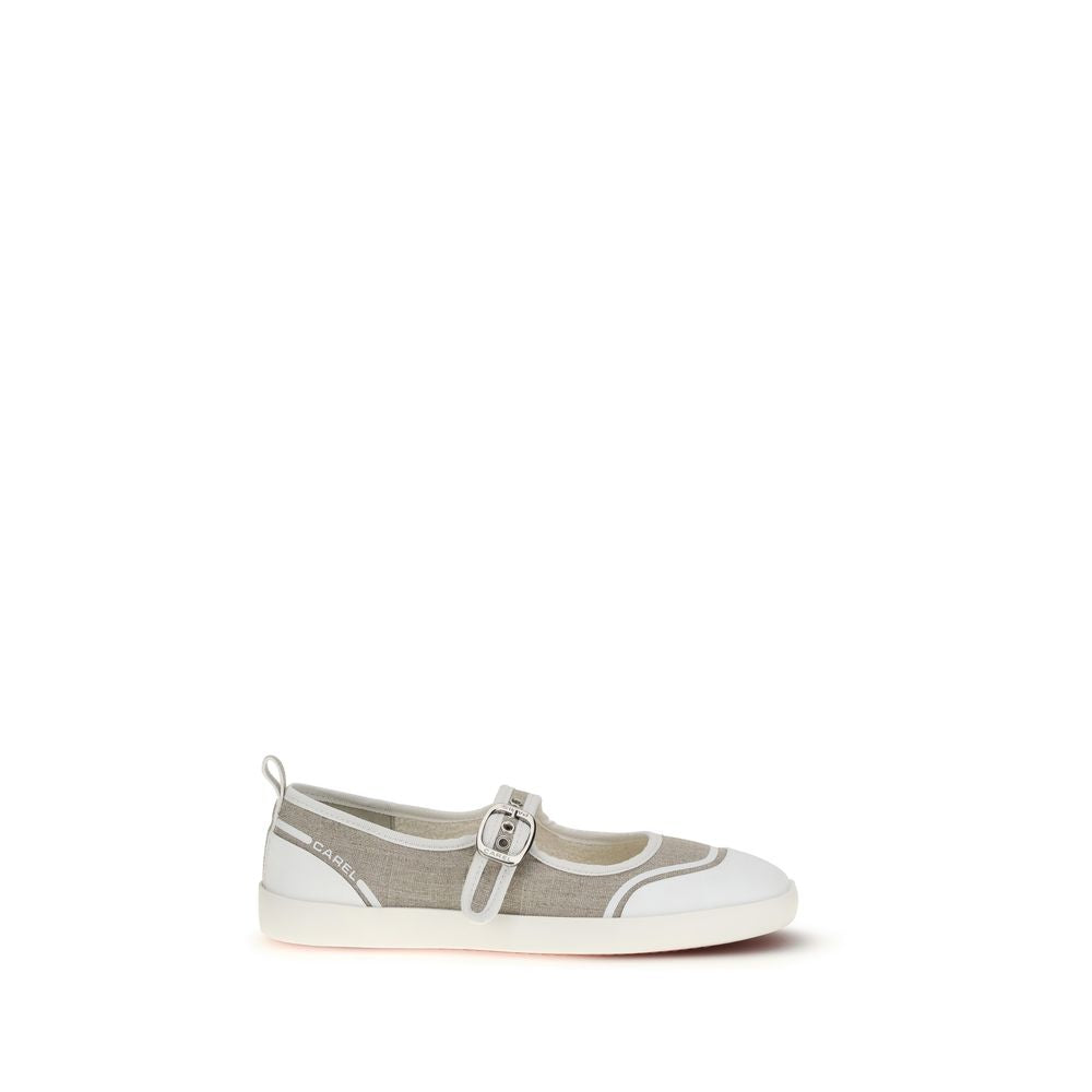Ballerine in cotone beige Carel Paris