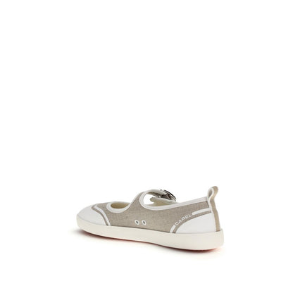 Ballerine in cotone beige Carel Paris