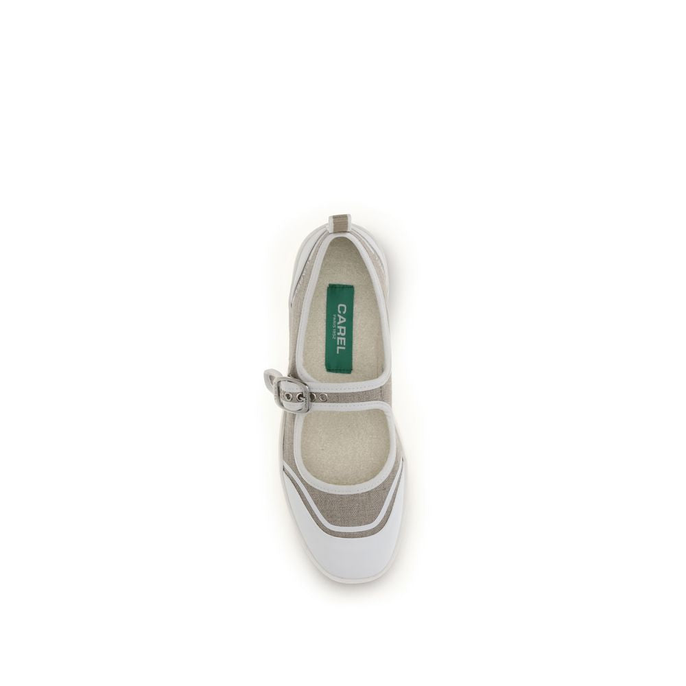 Ballerine in cotone beige Carel Paris