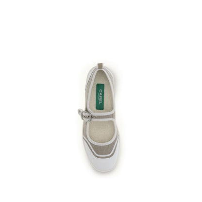 Ballerine in cotone beige Carel Paris