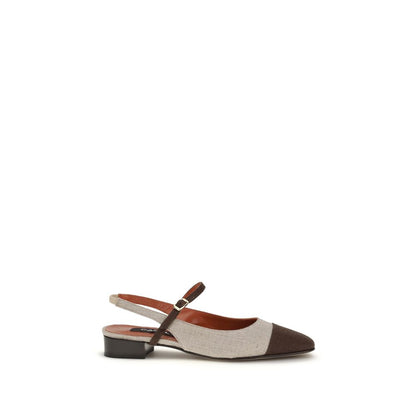 Ballerine in cotone beige Carel Paris