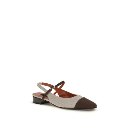 Ballerine in cotone beige Carel Paris