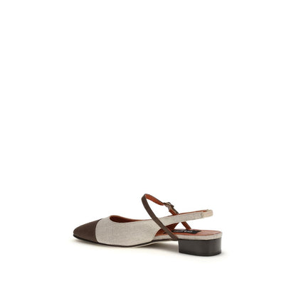 Ballerine in cotone beige Carel Paris