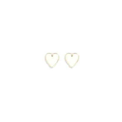 Self-Portrait Gold Brass Earrings